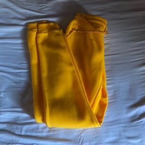 Yellow Streetwear Jogger Sweatpants